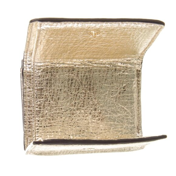 Chloe Mini Metallic Trifold Aby Wallet - Picture 5 of 16